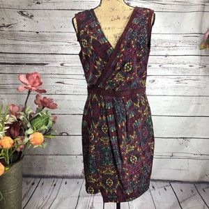 Rag & Bone Silk and Lamb Reptile Asymmetric Dress